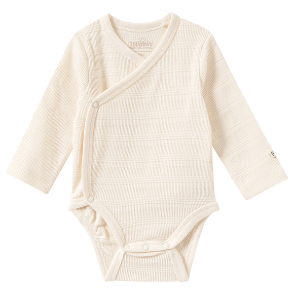 Newborn Wickelbody mit Strukturmuster
