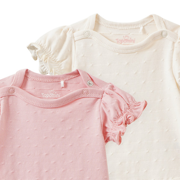 2 Baby Kurzarmbodys im Set