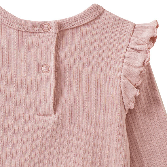 Baby Langarmbody mit Flügelärmeln