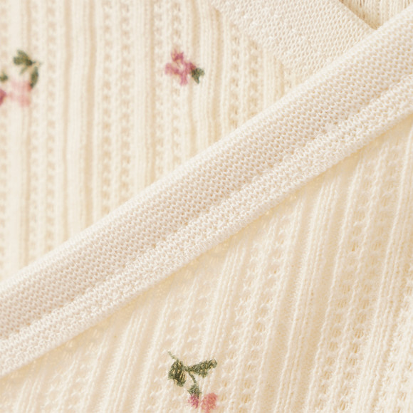 Newborn Wickelbody mit Blümchen