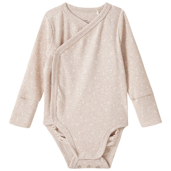 Newborn Set aus Wickelbody, Hose und Mütze