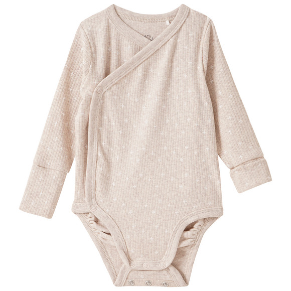 Newborn Set aus Wickelbody, Hose und Mütze