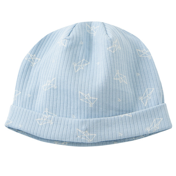 Newborn Set aus Wickelbody, Hose und Mütze