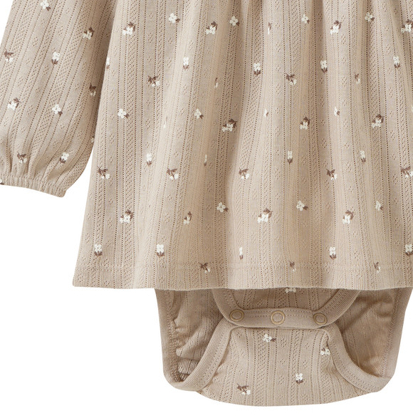Baby Bodykleid mit Blümchen