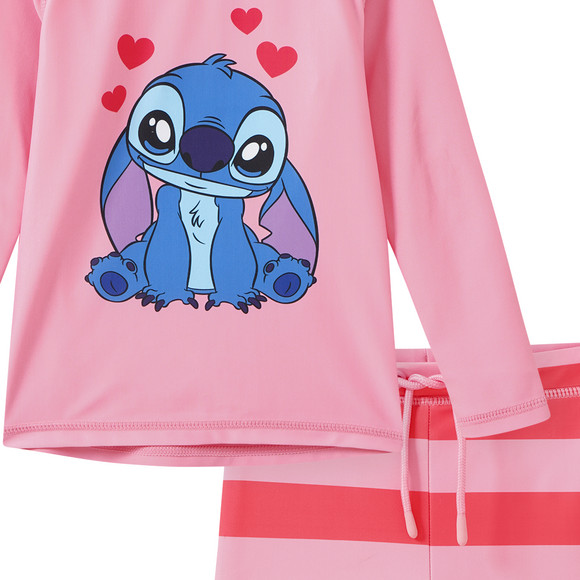 Disney Stitch UV-Set aus Badeshirt und Hose