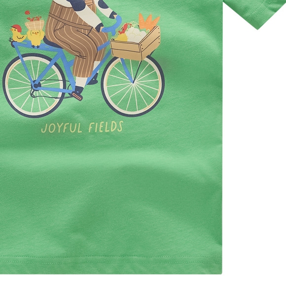 Jungen T-Shirt mit Bauernhof-Print