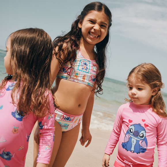 Disney Stitch Bikini mit sommerlichen Motiven