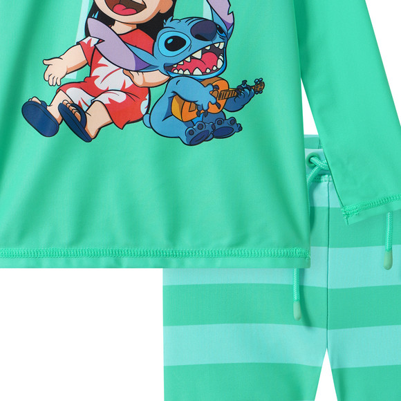 Disney Stitch UV-Set aus Badeshirt und Hose