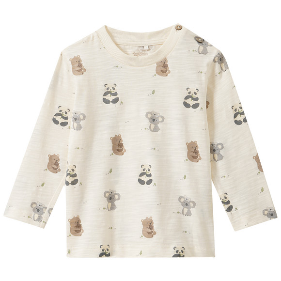 Baby Set mit Latzhose und Langarmshirt