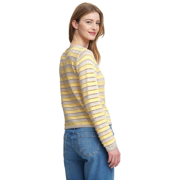 Damen Strickjacke mit Bindebändern