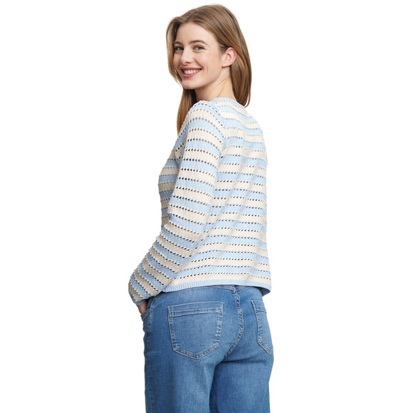 Damen Strickjacke mit Bindebändern