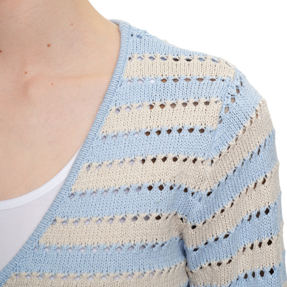 Damen Strickjacke mit Bindebändern