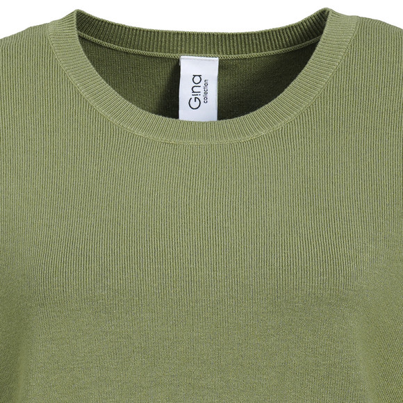 Damen Strickshirt mit kurzen Ärmeln