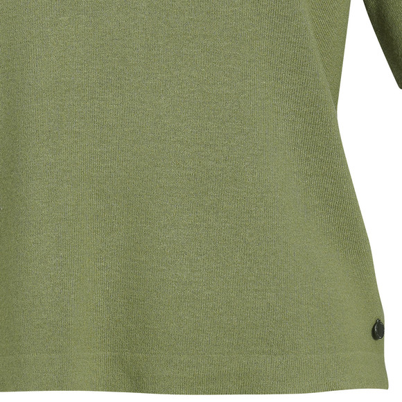 Damen Strickshirt mit kurzen Ärmeln