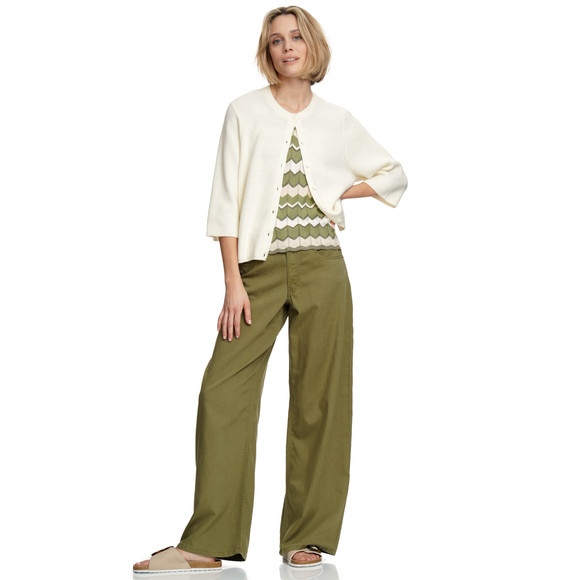 Damen Strickjacke mit halblangen Ärmeln