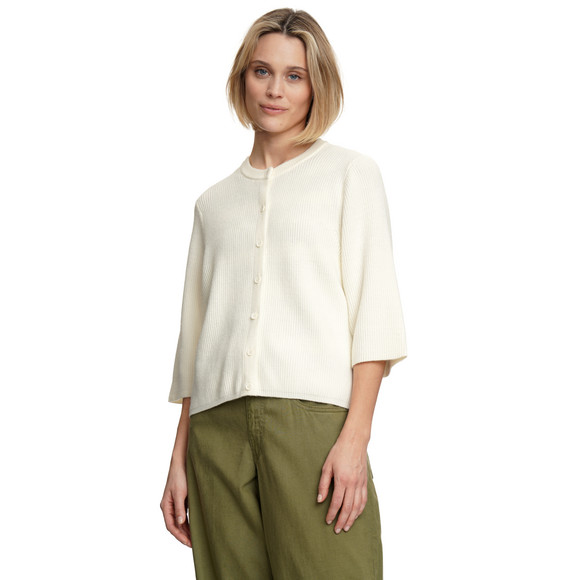 Damen Strickjacke mit halblangen Ärmeln