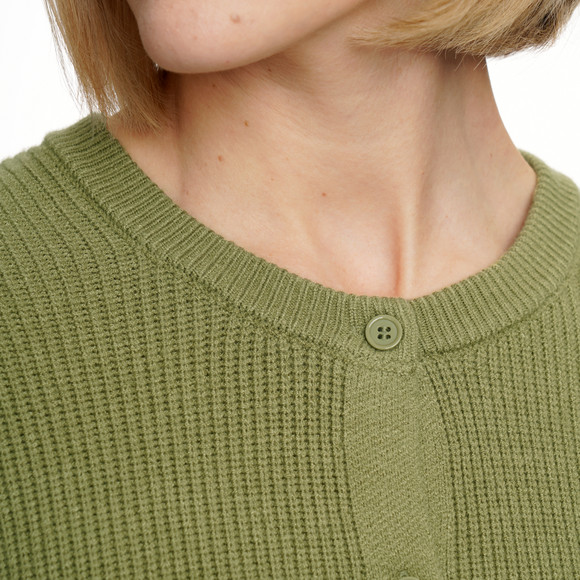 Damen Strickjacke mit halblangen Ärmeln