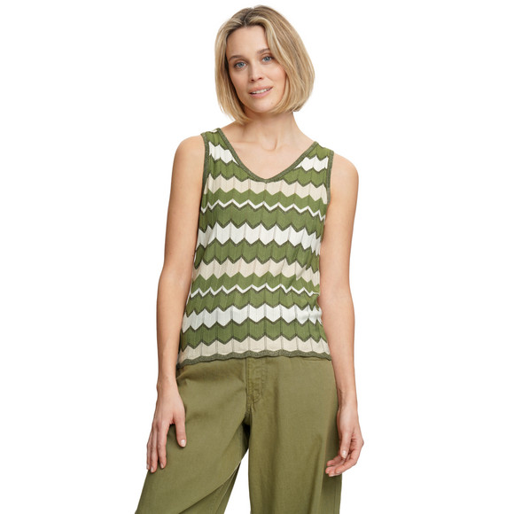 Damen Stricktop mit Effektgarn