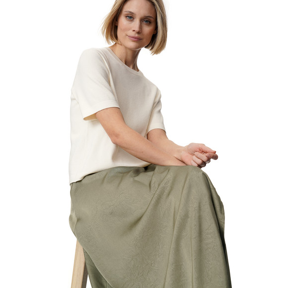 Damen Satin-Rock zum Wickeln