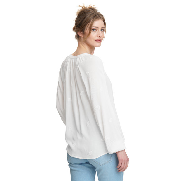 Damen Bluse in Crepp-Optik