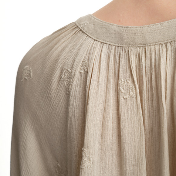 Damen Bluse in Crepp-Optik