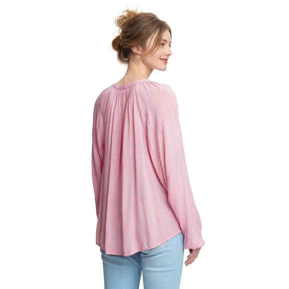Damen Bluse in Crepp-Optik