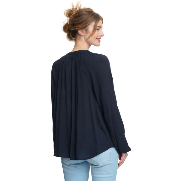 Damen Bluse in Crepp-Optik