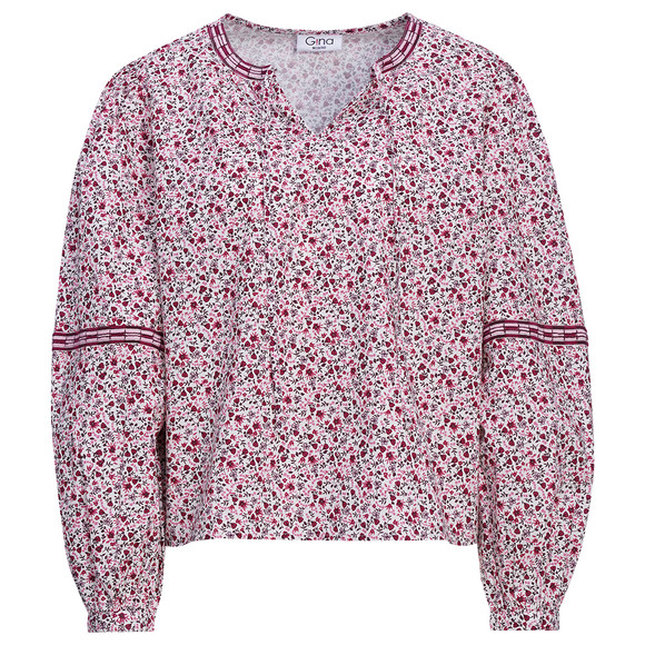 Damen Bluse im Millefleur-Dessin