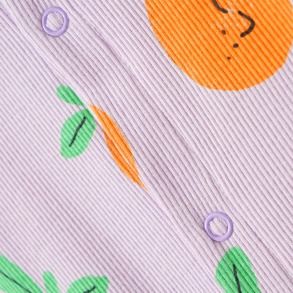 2 Baby Schlafanzüge mit Rippstruktur