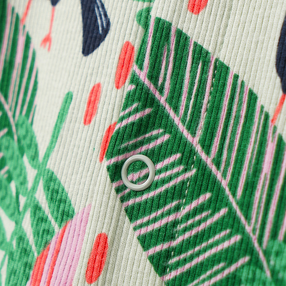 2 Baby Schlafanzüge mit Rippstruktur