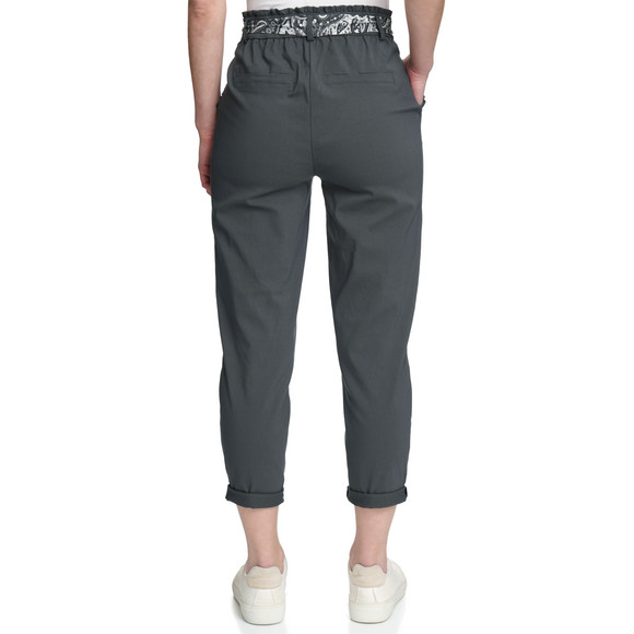 Damen Chinohose mit Bindegürtel