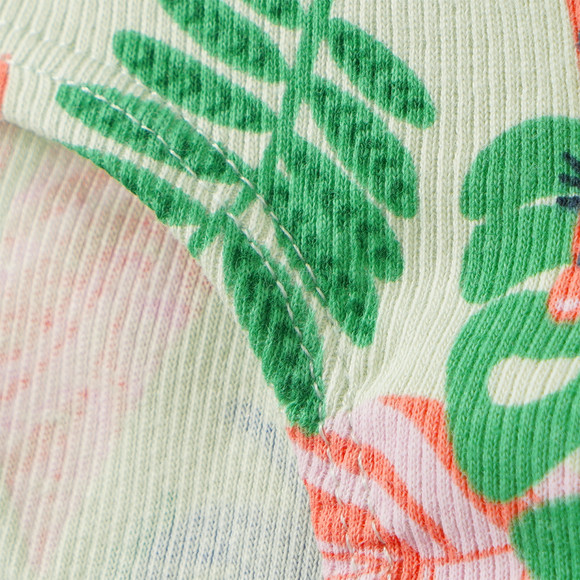 5 Mädchen Slips mit Rippstrukur