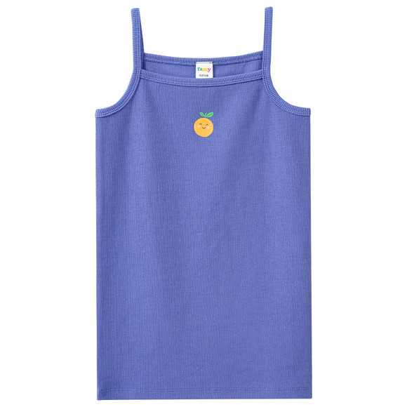 3 Mädchen Unterhemden mit Rippstruktur