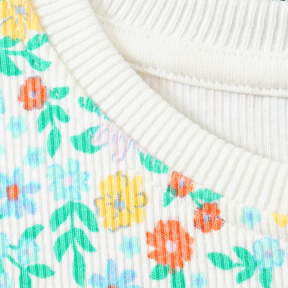 Mädchen Shorty mit Rippstruktur