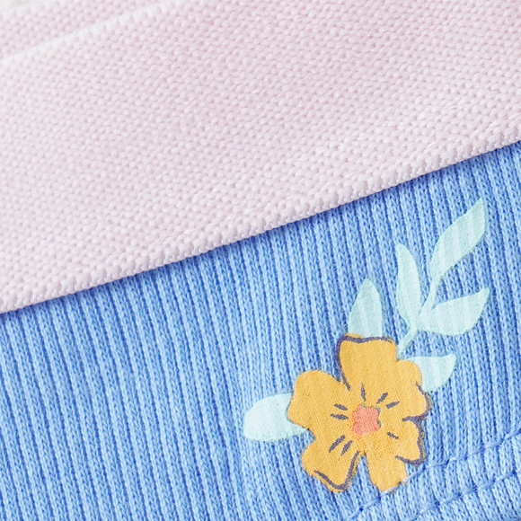 5 Mädchen Slips mit Rippstrukur