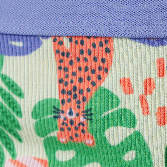 5 Mädchen Slips mit Rippstrukur