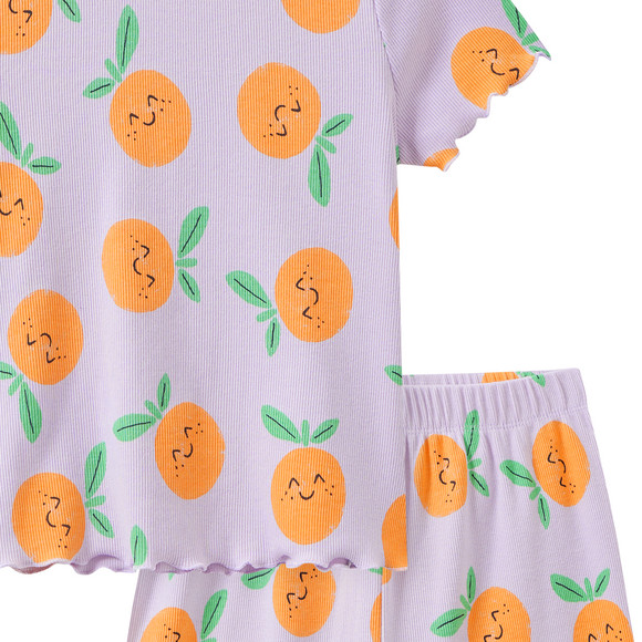 Mädchen Shorty mit Rippstruktur