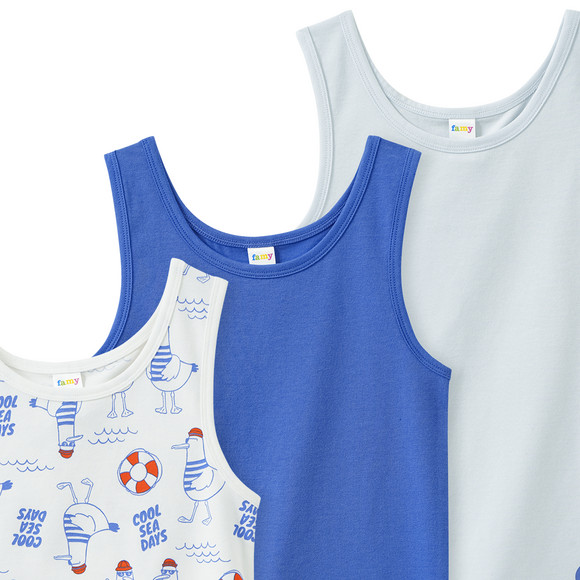 3 Jungen Unterhemden im Set