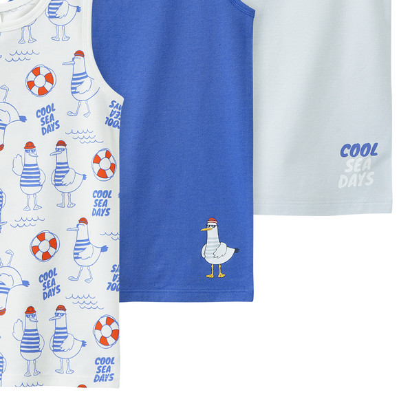 3 Jungen Unterhemden im Set