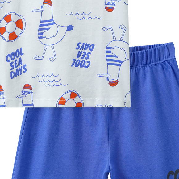 Jungen Shorty mit Allover-Print