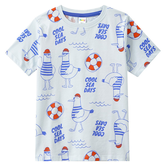 Jungen Shorty mit Allover-Print
