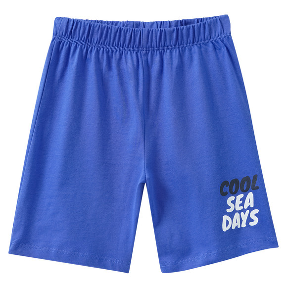 Jungen Shorty mit Allover-Print