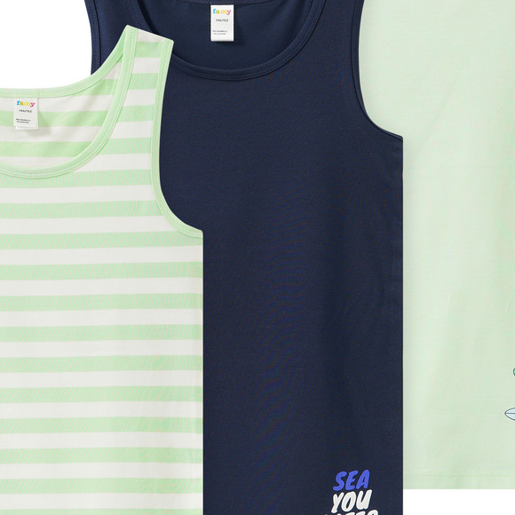 3 Jungen Unterhemden im Set