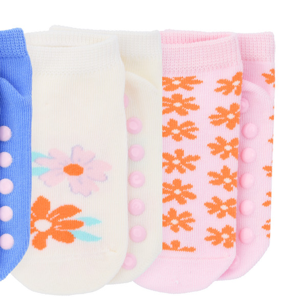 3 Baby Sneaker-Socken mit ABS-Noppen