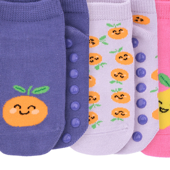 3 Baby Sneaker-Socken mit ABS-Noppen