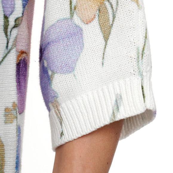 Damen Pullover mit Blumen-Muster