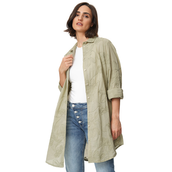 Damen Bluse mit Stickerei