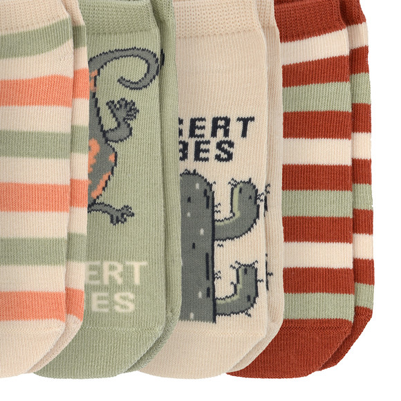 5 Paar Jungen Sneaker-Socken im Set