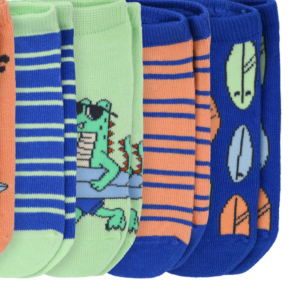 5 Paar Jungen Sneaker-Socken im Set