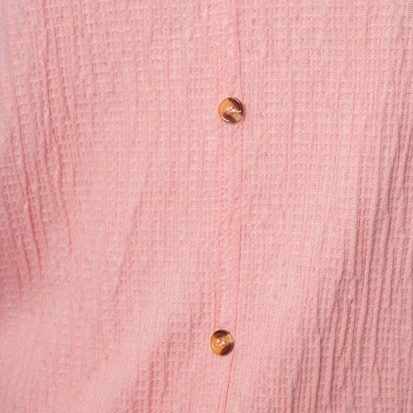 Damen T-Shirt in gekreppter Struktur